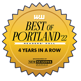 Best in Portland 4 years in a row!